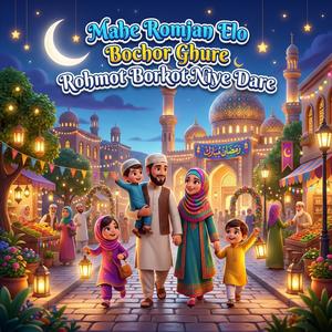 মাহে রমজান এলো বছর ঘুরে রহমত বরকত নিয়ে দ্বারে Mahe Romjan Elo Bochor Ghure Rohmot Borkot Niye Dare