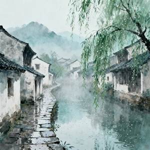 烟雨江南
