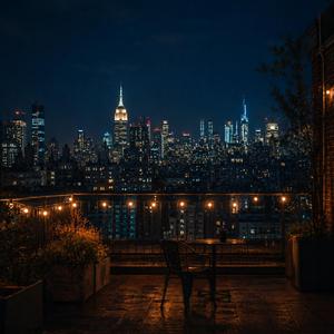 Rooftop View - Late Night Lofi Guitar