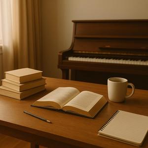 Serene Study Atmosphere (穏やかな学びの雰囲気)