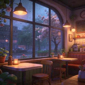 Cafe Buried in the Sound of Rain