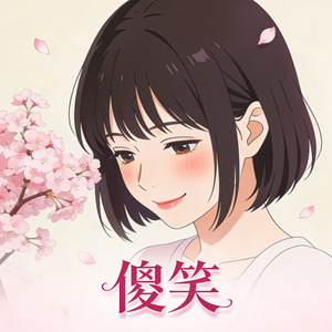 傻笑
