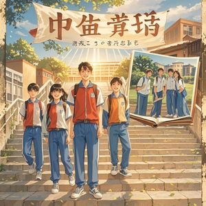 忆阶前校园阶前旧时光横幅字样泛_飞鸿