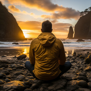 Meditación Con El Rugido Del Océano