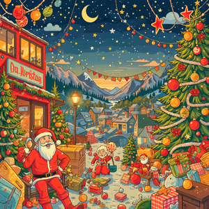 La familia siempre unida en diciembre