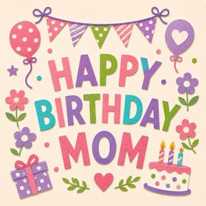 Happy Birthday Mom Blessing (Euro pop)