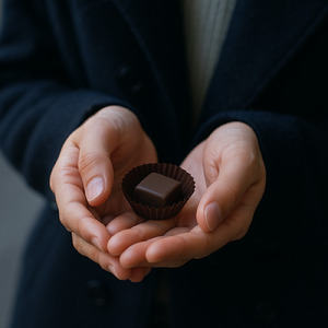 “好きです”の代わりに差し出す、震える手のチョコレート。