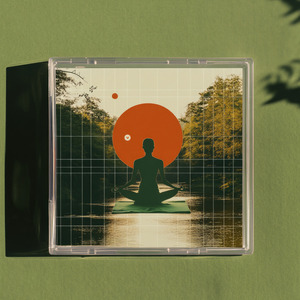 Summer's Whispers: Tranquil Riverbank Yoga