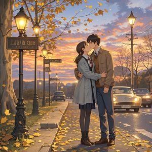 街角的拥抱-圥忈