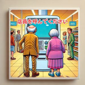 店員を呼んでください