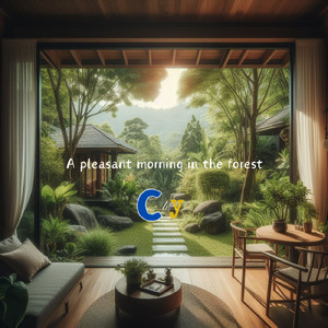 A pleasant morning in the forest