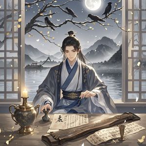 灯影孤酌-梅花的梅