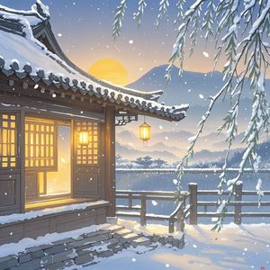 雪落待春风