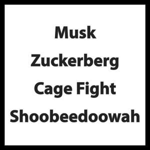 Musk Zuckerberg Cage Fight Shoobeedoowah