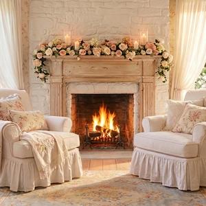 Pink Whispers by the Fire