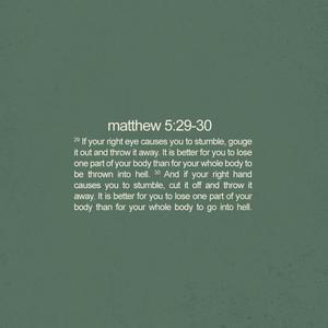 matthew 5:29-30