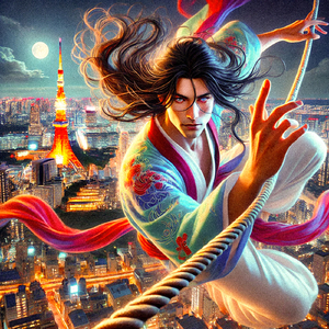 自由の女神にkissをして