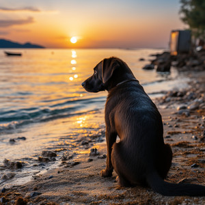La Cadencia Serena De La Playa Para Mascotas