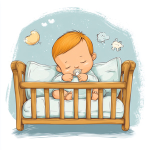 轻嘘声+屋檐雨滴（宝宝安抚催眠音乐）