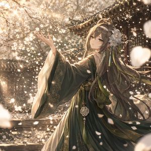 【AI奶绿】春庭雪