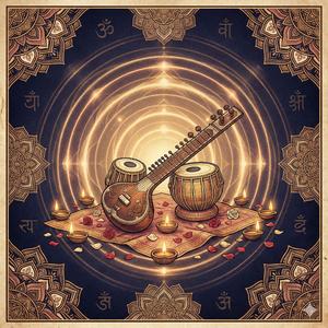 432Hz Evening Raga - Release Tension & Worry