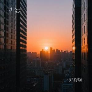 城市的落日