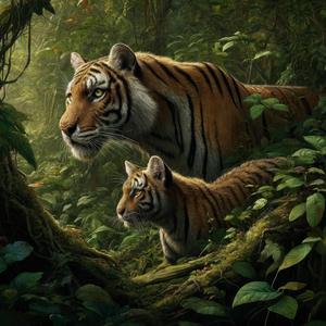 The Tiger (Panthera tigris) Song for Kids [Educational]