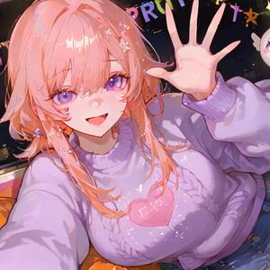 ピンクのスニーカー