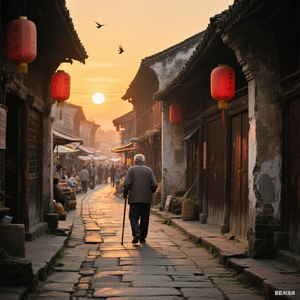 放学路上的嬉闹