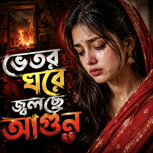 ভেতর ঘরে জ্বলছে আগুন