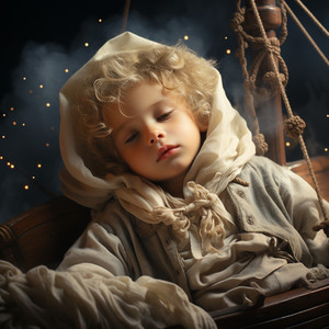 Sueño Del Bebé En La Caricia De La Lluvia