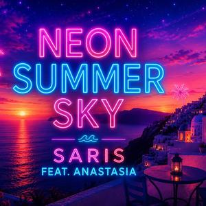 Neon summer sky