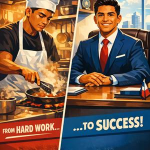 Brown skin, bright visa dreams...