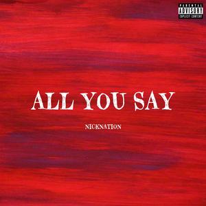All You Say