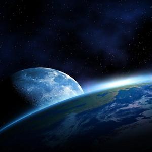 无尽的宇宙 蓝色的地球