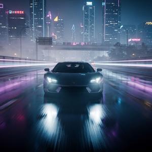 Neon Hearts In Motion