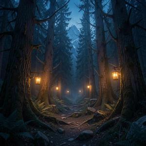 Ukrainian Carpathians Night