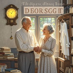 老座钟与白衬衫_紫罗兰