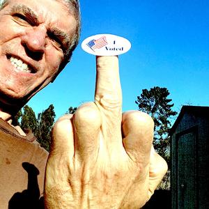 I'm Voting With My Middle Finger This Time