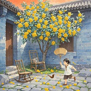 桂花香里的时光-我就是燕子