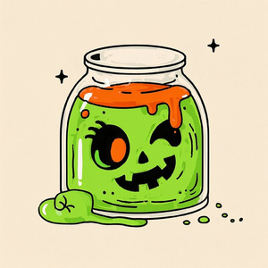 DIY Halloween Slime