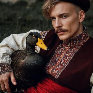 Два Веселі Гусі - Two Funny Geese. Ukrainian Folk Song DnB