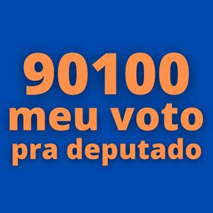 90100 meu voto pra deputado