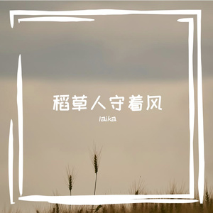 露水晶在稻穗尖