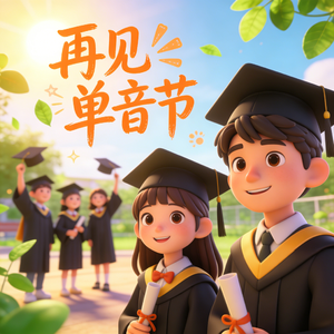 再见单音节
