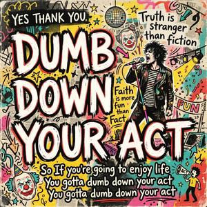 Dumb down your act