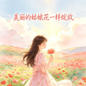 美丽姑娘花一样绽放