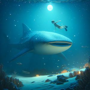 Sleepy Whale Shark Lullaby (Rhincodon typus)