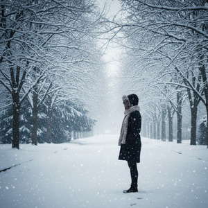 雪の音だけが残る夜♪