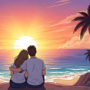 RED SUNSET FOR TWO